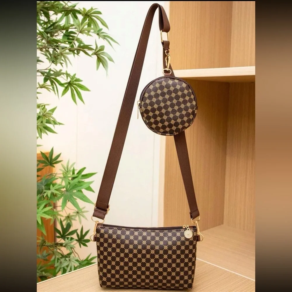 ⚠️Clearance🤎Small Square Bag Crossbody With Coin Purse - Picture 3 of 5